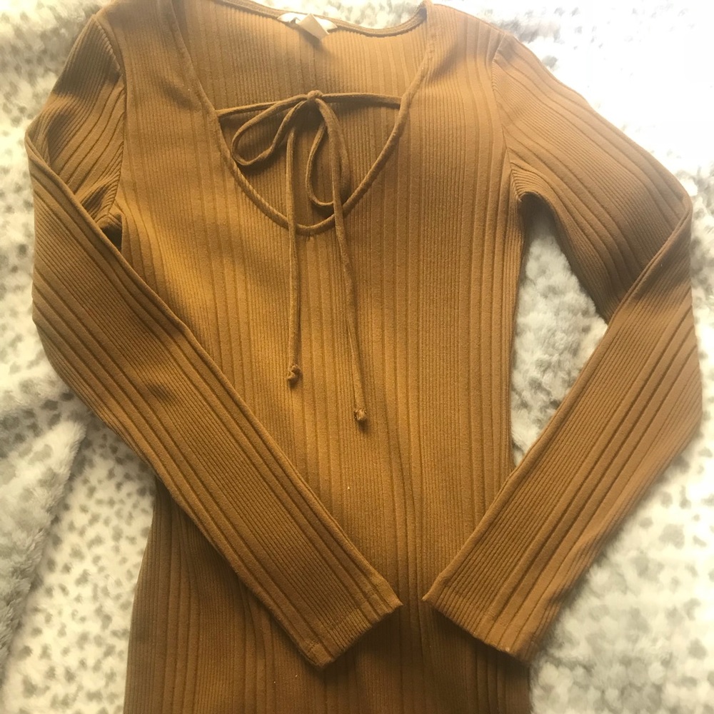 Forever 21 brown bodycon dress